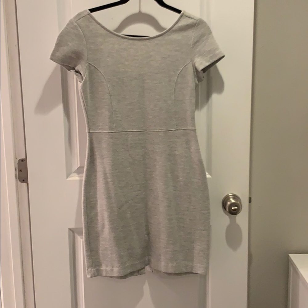 Grey Jersey work dress